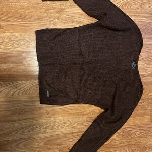 Burgundy sweater